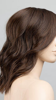 CHOCOLATE ROOTED | Medium to Dark Brown base with Light Reddish Brown highlights and Dark Roots