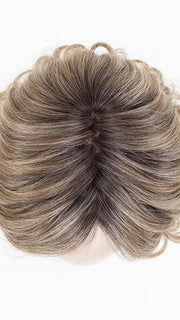 DARK SAND ROOTED | Light Brown base with Lightest Ash Brown and Medium Honey Blonde blend and Dark Roots