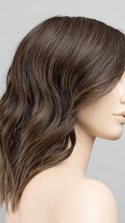 NOUGAT ROOTED | Lightest Brown and Medium Brown with Light Strawberry Blonde Blend with Shaded Roots