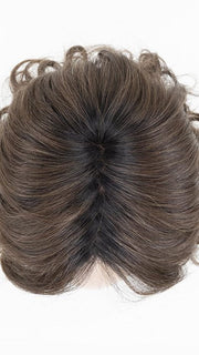 NOUGAT ROOTED | Lightest Brown and Medium Brown with Light Strawberry Blonde Blend with Shaded Roots