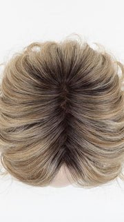 SANDY BLONDE ROOTED | Medium Blonde and Light Neutral Blonde with Medium Ash Blonde Blend and Shaded Roots