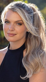 EASIPONY 16" by Jon Renau in 12F PECAN PRALINE | Light Gold Brown, Light Natural Gold Blonde and Pale Natural Gold-Blonde Blend