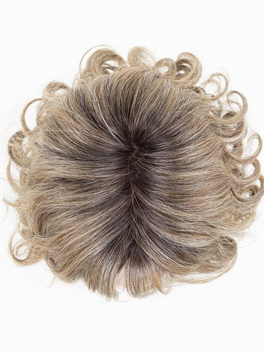 DARK SAND ROOTED | Light Brown base with Lightest Ash Brown and Medium Honey Blonde blend and Dark Roots