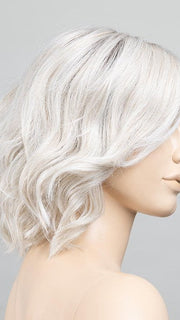 SILVER BLONDE ROOTED | Pearl White and Lightest Pale Blonde Blend with Shaded Roots