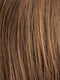 CHOCOLATE LIGHTED 830.6.27 | Dark and Medium Brown Blended with Light Auburn Brown and Dark Strawberry Blonde with Highlights Throughout and Concentrated in the Front
