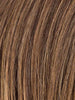 CHOCOLATE-ROOTED | Medium to Dark Brown base with Light Reddish Brown highlights and Dark Roots