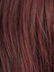 FLAME LIGHTED 133.132 | Red Violet and Granat Red Blend with Highlights Throughout and Concentrated in the Front