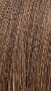 HOT MOCCA ROOTED 830.27.33 | Medium Brown, Light Auburn, Dark Strawberry Blonde, and Dark Auburn Blend with Shaded Roots