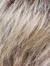 PEARL ROOTED 101.48.49 | Pearl Platinum and Lightest Brown with Medium Ash Blonde and Grey Blend with Shaded Roots