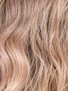 POWDER BLONDE TIPPED | Light Brown and Lightest Ash Blonde with Red Violet Blended with Pale Pink and Lighter Tipped Ends