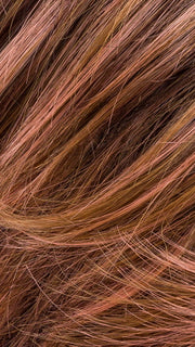 ROSEWOOD LIGHTED | Medium Brown, Caramel, and Rose Gold blend with Highlights Throughout and Concentrated in the Front