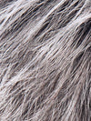 SALT/PEPPER ROOTED 60.23.58 | Darkest and Dark Brown with Grey and Pearl White Blend with Shaded Roots
