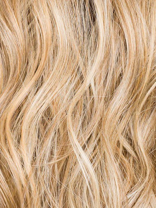 SAND SHADED 16.22.14 | Medium/Light Neutral Blonde blend with Medium Ash Blonde and Shaded Roots