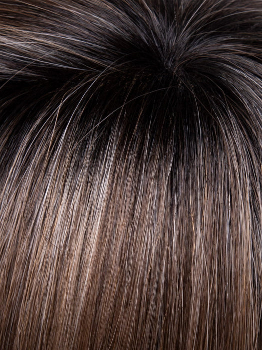HONEY BREEZE | A blend of Cool, Honey Blonde and Multi-Dimensional Medium Brown with Darker Brown Roots