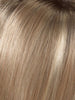 SPARKLING CHAMPAGNE | Medium Brown roots with overall Strawberry Blonde base and soft Golden Blonde highlights