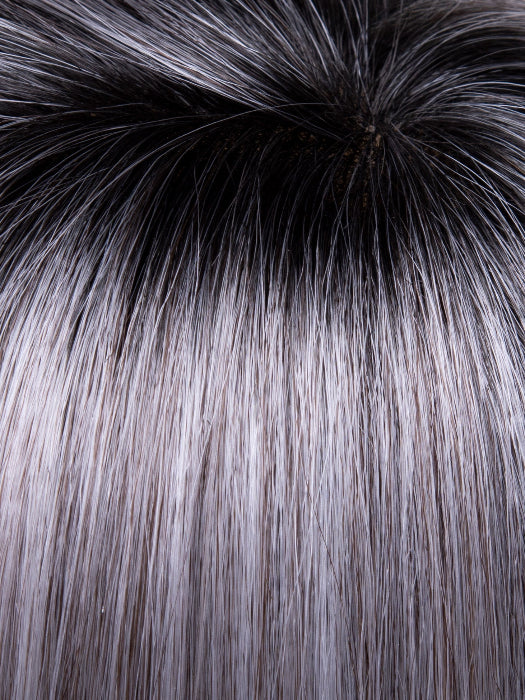 STERLING SHADOW | Medium Salt-and-Pepper Grey with Darker Brown Roots
