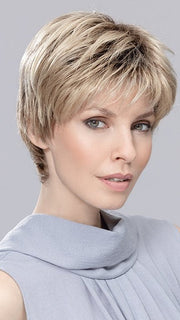 ESTATE MONO by Ellen Wille in SAND MUTI ROOTED | Lightest Ash Blonde and Medium Ash Blonde with Lightest Brown Blend and Shaded Roots
