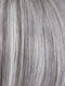 CHROMERT1B | Gray & White with 25% Medium Brown Blend & Off-Black Roots
