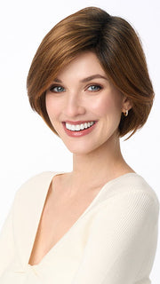 EVE by ENVY in color SAFFRON SPICE | A blend of Light Coppers and Warm Auburns with Darker Brown Roots