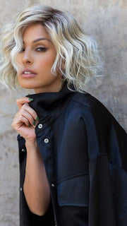 SCALA by ELLEN WILLE in SANDY BLONDE ROOTED 16.22.25 | Medium Blonde and Light Neutral Blonde with Lightest Golden Blonde Blend and Shaded Roots
