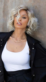 SCALA by ELLEN WILLE in SANDY BLONDE ROOTED 16.22.25 | Medium Blonde and Light Neutral Blonde with Lightest Golden Blonde Blend and Shaded Roots