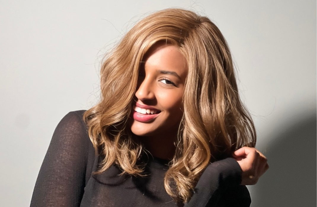 Featured Here: Panache Wavez by Rene of Paris in shade Marble Brown