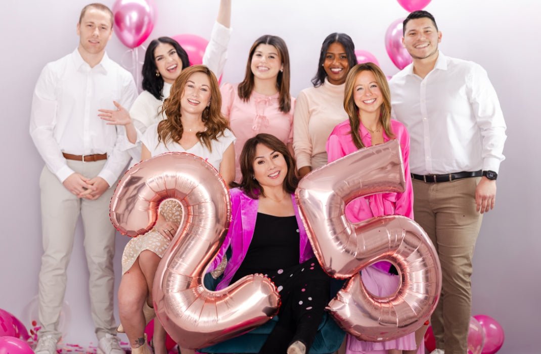 Featured Here: Cory by Noriko in shade Vanilla Lush and Link by Ellen Wille in shade Pastel Rose Rooted