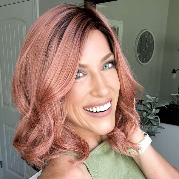 Featured Here: Panache Wavez by Rene of Paris in shade Dusty Rose