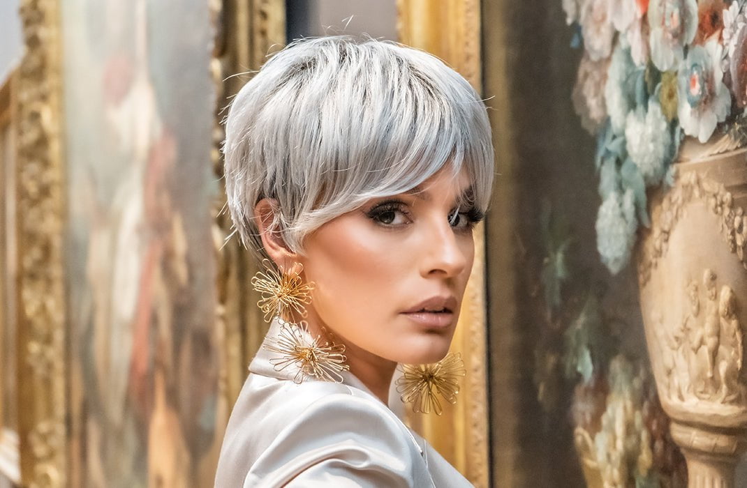 Amara by Rene of Paris in shade Smoke Ivory