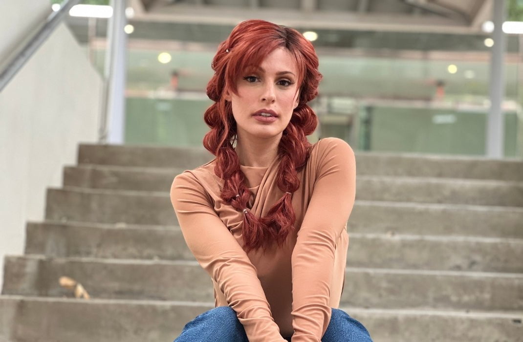 Featured Here: Brooklyn by Rene of Paris in shade Henna Red R