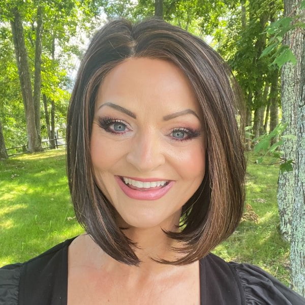 Featured Here: Haute by Jon Renau in shade FS4/33/30A Midnight Cocoa