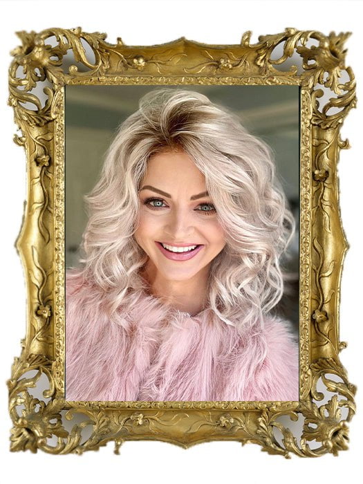 Mila by Jon Renau in shade FS60/PKS18 Frost