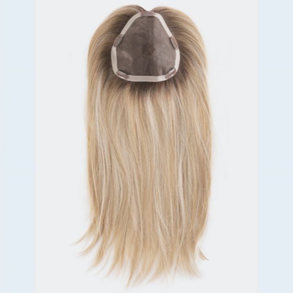 an example of a hand tied hair topper