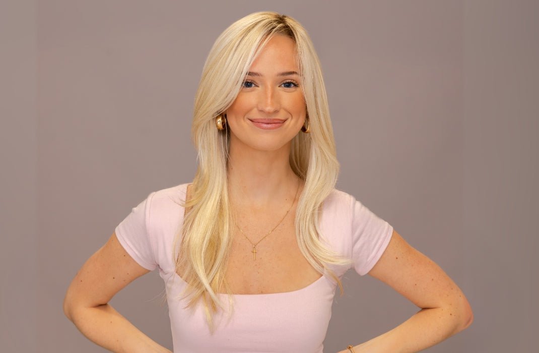 Featured Here: Breezy Wavez by Rene of Paris in shade Smoky Forest and Dusty Rose