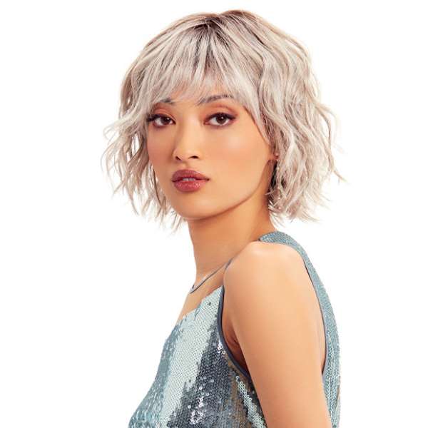 Featured Here: Dazzling Wavez by Rene of Paris in shade Pink Champagne