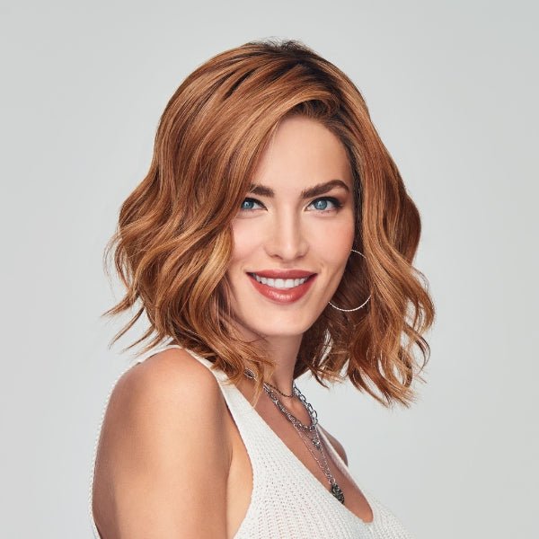 Featured Here: Trend Setter by Raquel Welch in shade R3329S+ Glazed Auburn