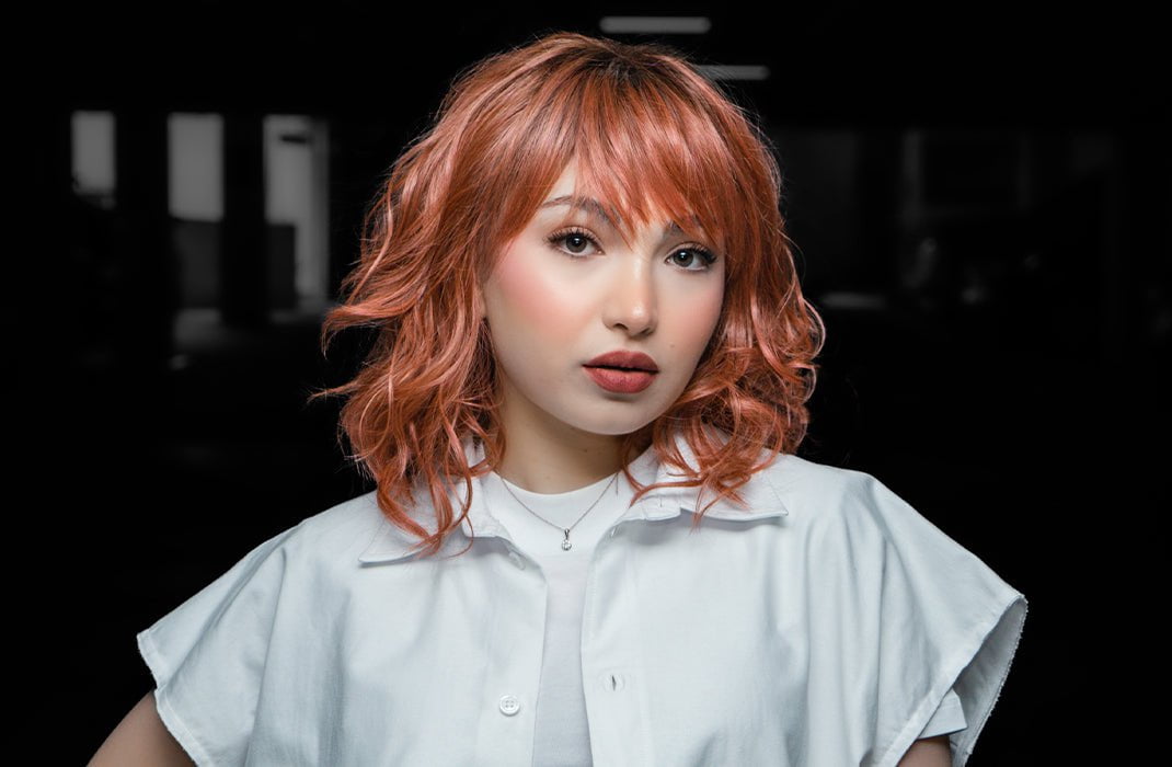 Breezy Waves by Rene of Paris in Dusty Rose