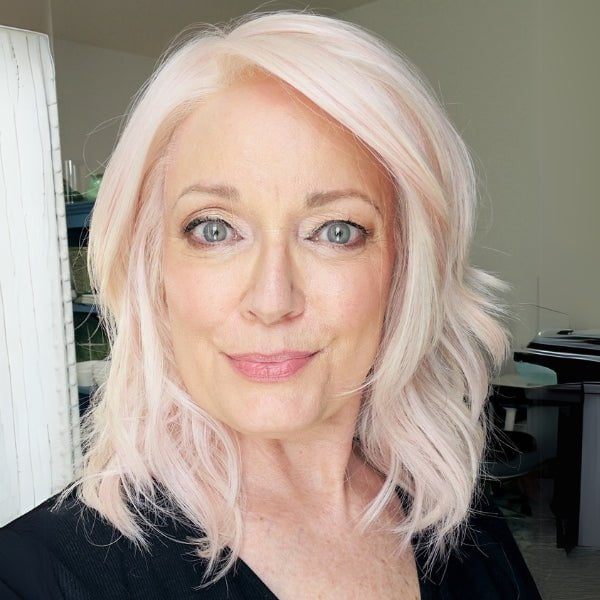 Featured Here: Dazzling Wavez by Rene of Paris in shade Pink Champagne