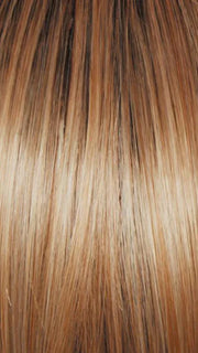 SS14/88H SHADED GOLDEN WHEAT | Dark Blonde Evenly Blended with Pale Blonde Highlights and Dark Roots