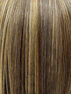 HAZELNUT SYRUP | Medium brown base highlighted with dark blonde and light auburn.