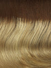 26GR | Brown Roots transition into a Golden Blonde base with Light Blonde Highlights   