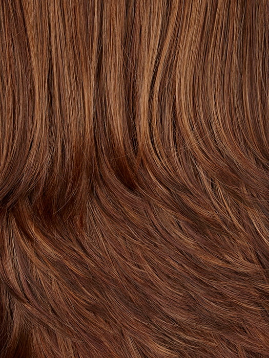 31H | A Blend of Dark Auburn and Medium Brown with Warm Strawberry Highlights
