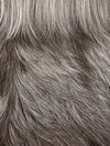 43 | Medium Dark Brown Mixed with Grey on Top, graduating to Dark Brown-Grey mix at back