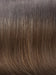 7GR | Medium Dark Brown Roots fade into a Chocolate Brown Base with Caramel Highlights