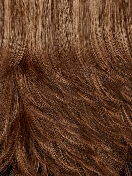 7H | Chocolate Brown with Caramel Highlights