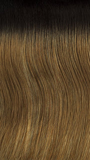 8/27/26GR | Medium Brown with Strawberry and Golden Blonde Highlights, Shaded with Medium Dark Brown Roots 