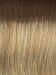 88GR | Medium Brown Roots transition into a Light Wheat Blonde with Dark Strawberry Blonde Highlights 
