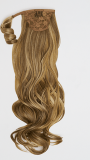 EASIPONY LONG WAVY HD by easihair in 12F PECAN PRALINE | Light Gold Brown, Light Natural Gold Blonde and Pale Natural Gold-Blonde Blend