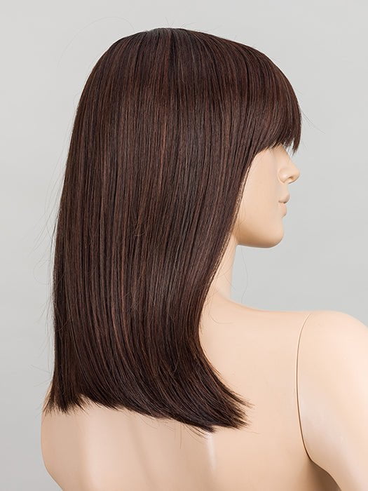 DARK CHOCOLATE ROOTED | Darkest Brown Blended with Dark Auburn with Shaded Roots