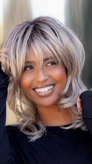 JAN by Rene of Paris in SANDY-MINK | Creamy Blonde and Sandy Tones Blended with Medium Brown Roots